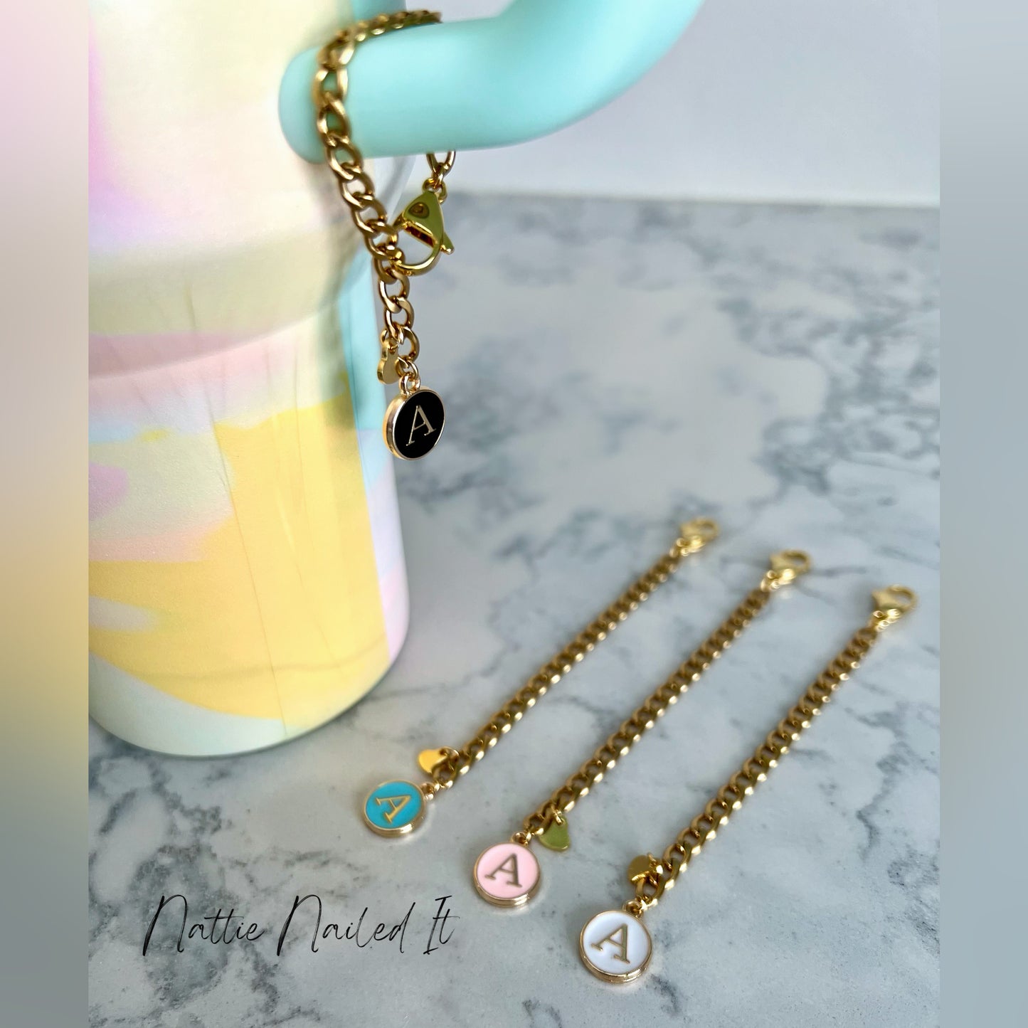 Tumbler Cup Charm Chains