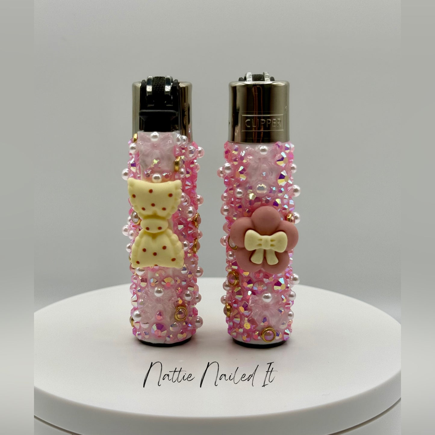 Pretty in Pink Charm Lighters
