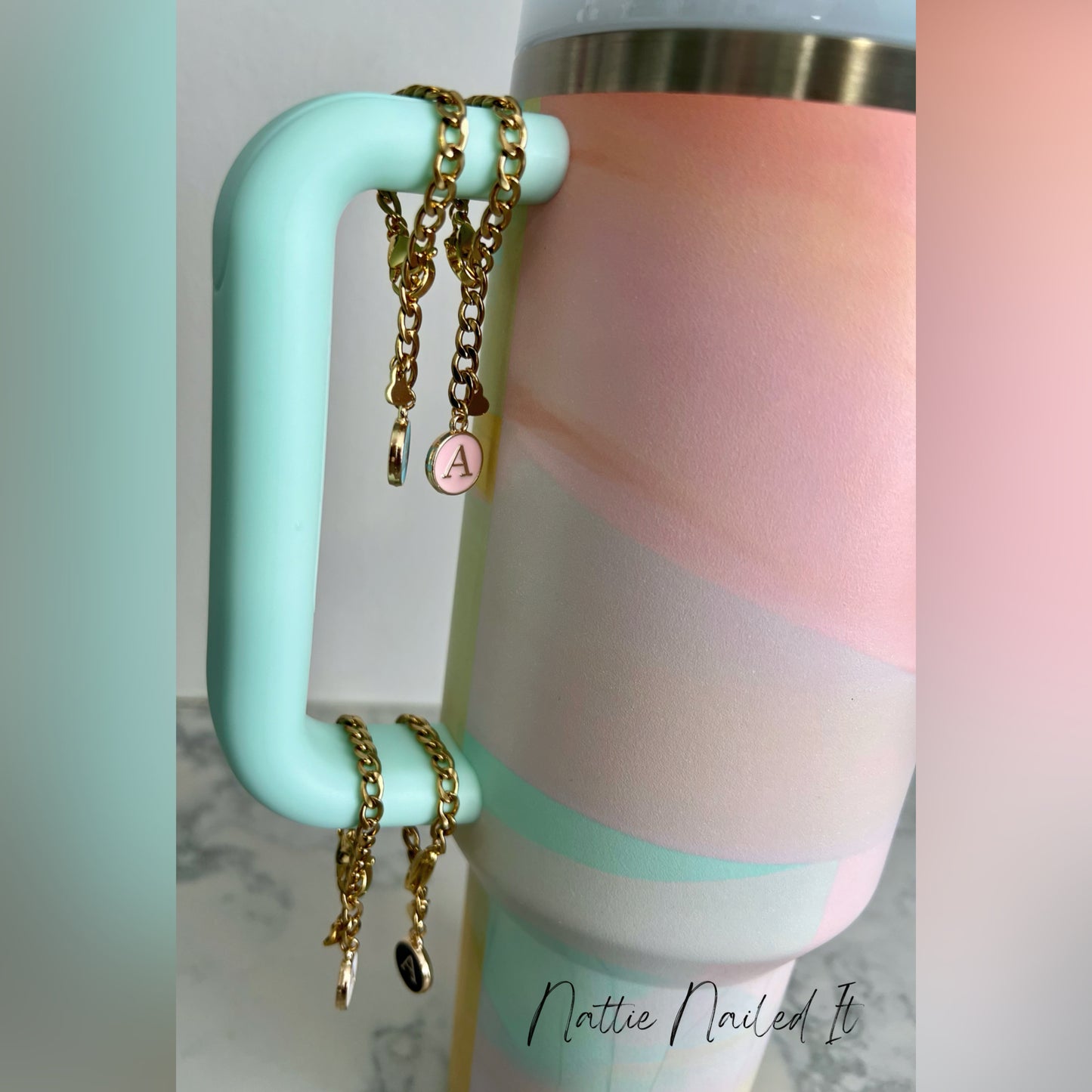 Tumbler Cup Charm Chains