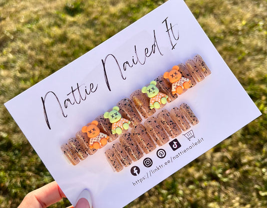 Grraffiti Bears Press On Nails