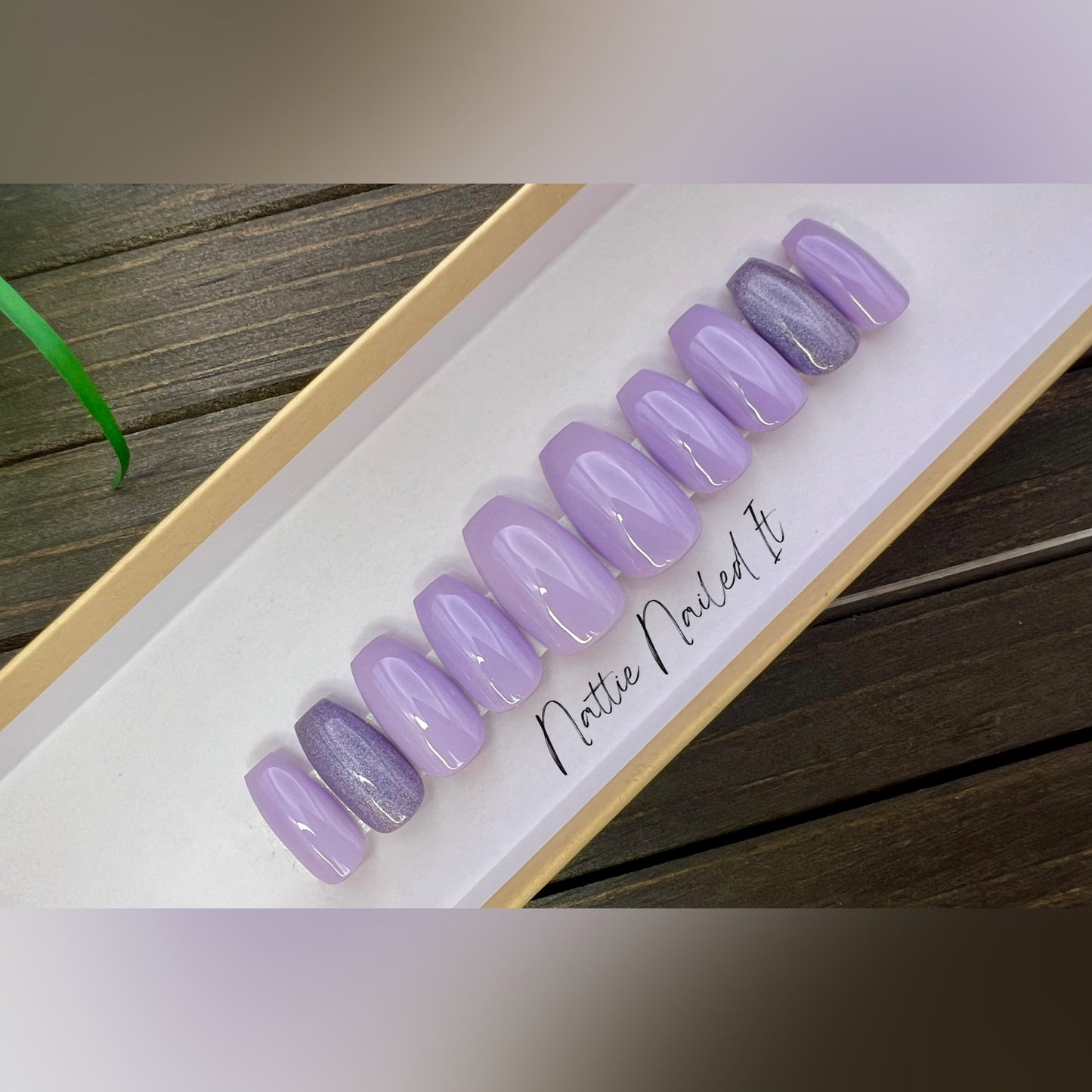Purple People-Eater Press On Nails
