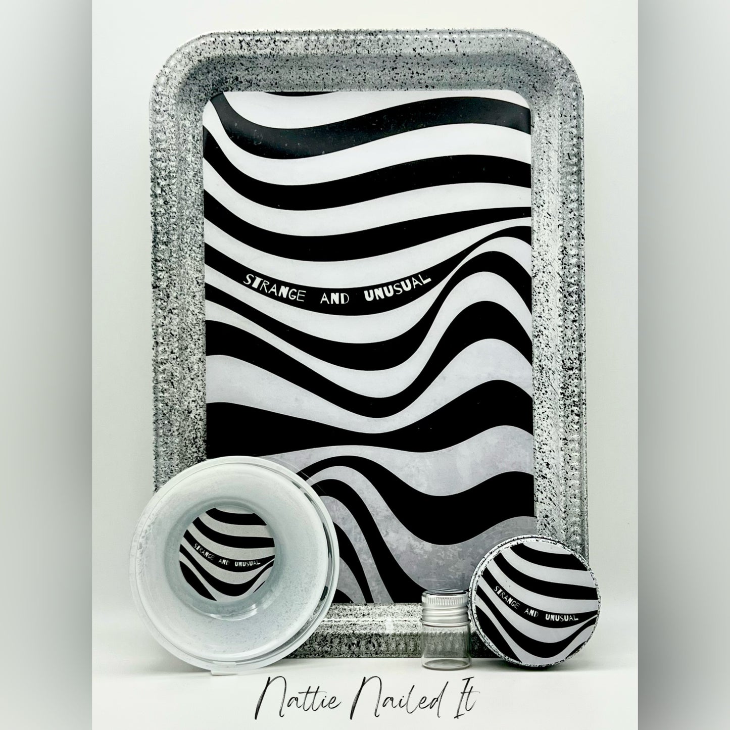 Strange and Unusual Tray Set