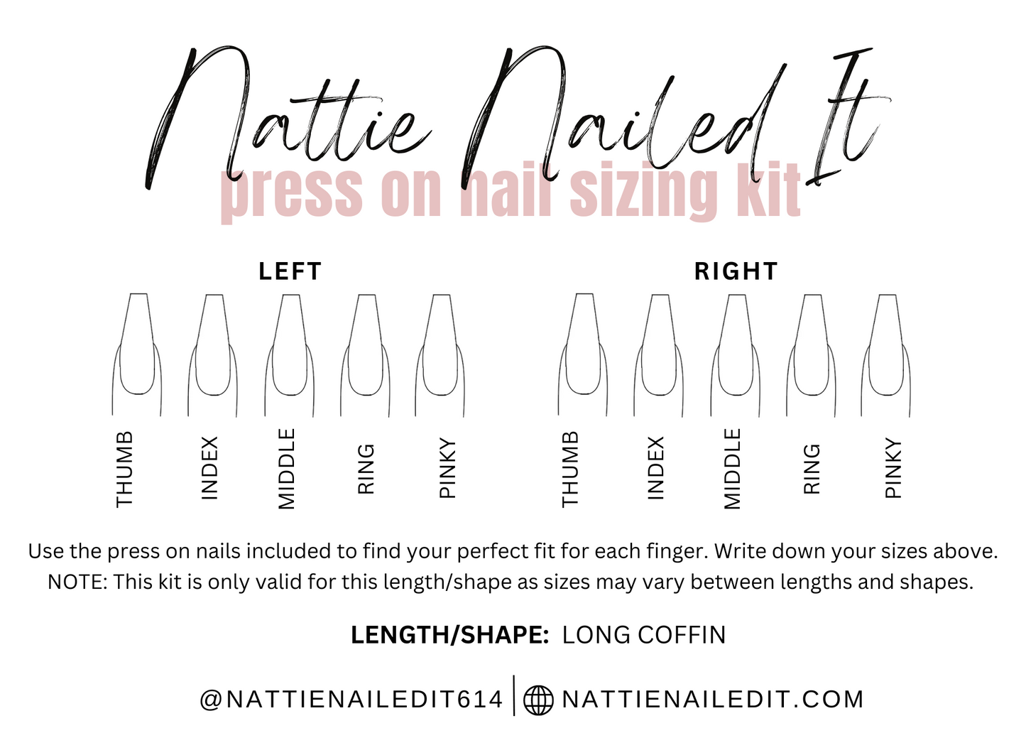 Nail Sizing Kit