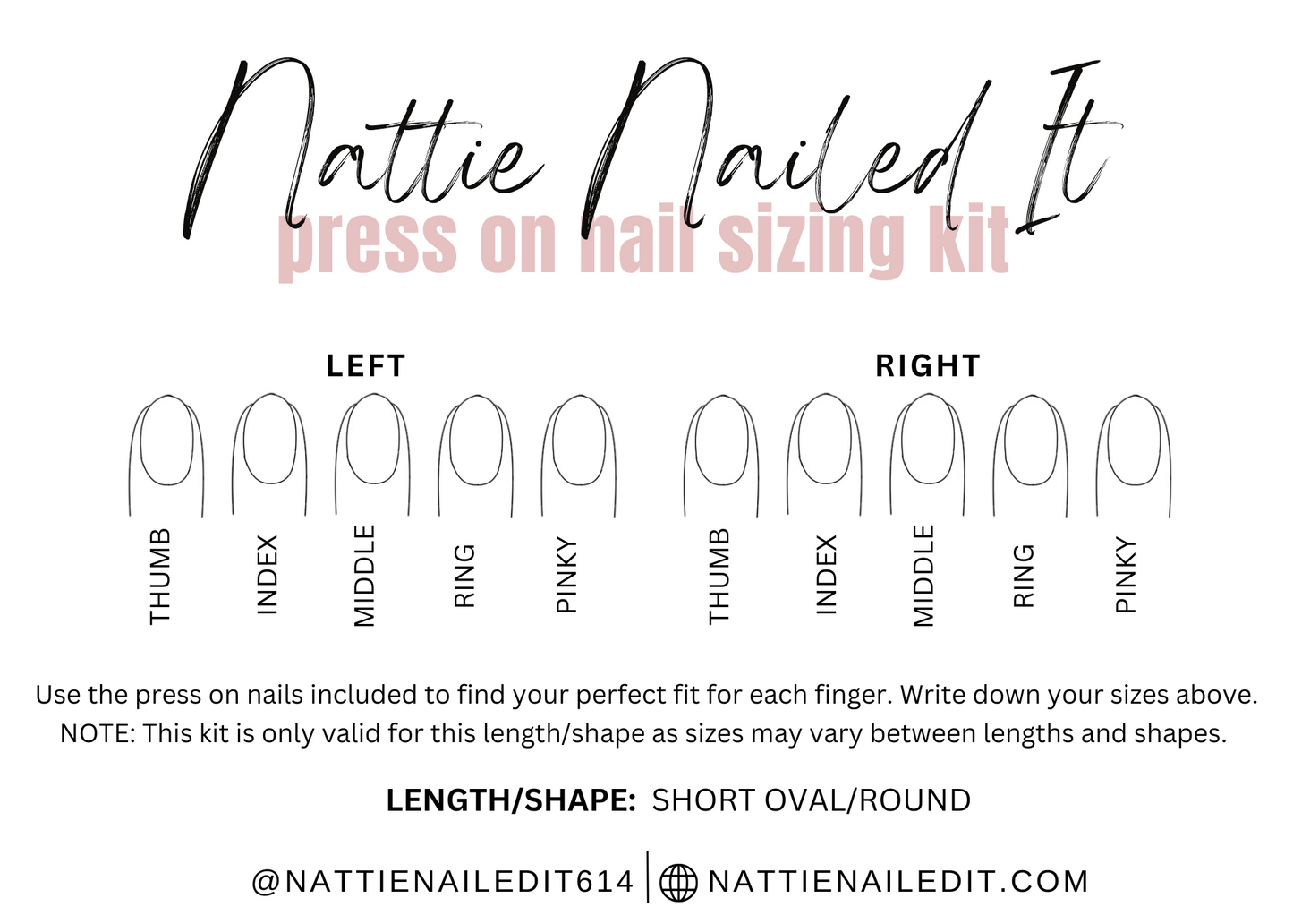 Nail Sizing Kit