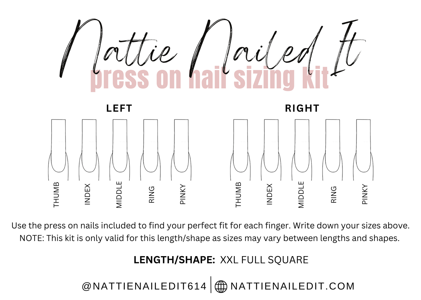 Nail Sizing Kit