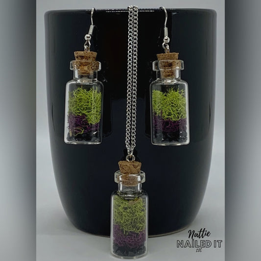 Mini Terrarium Jewelry Set