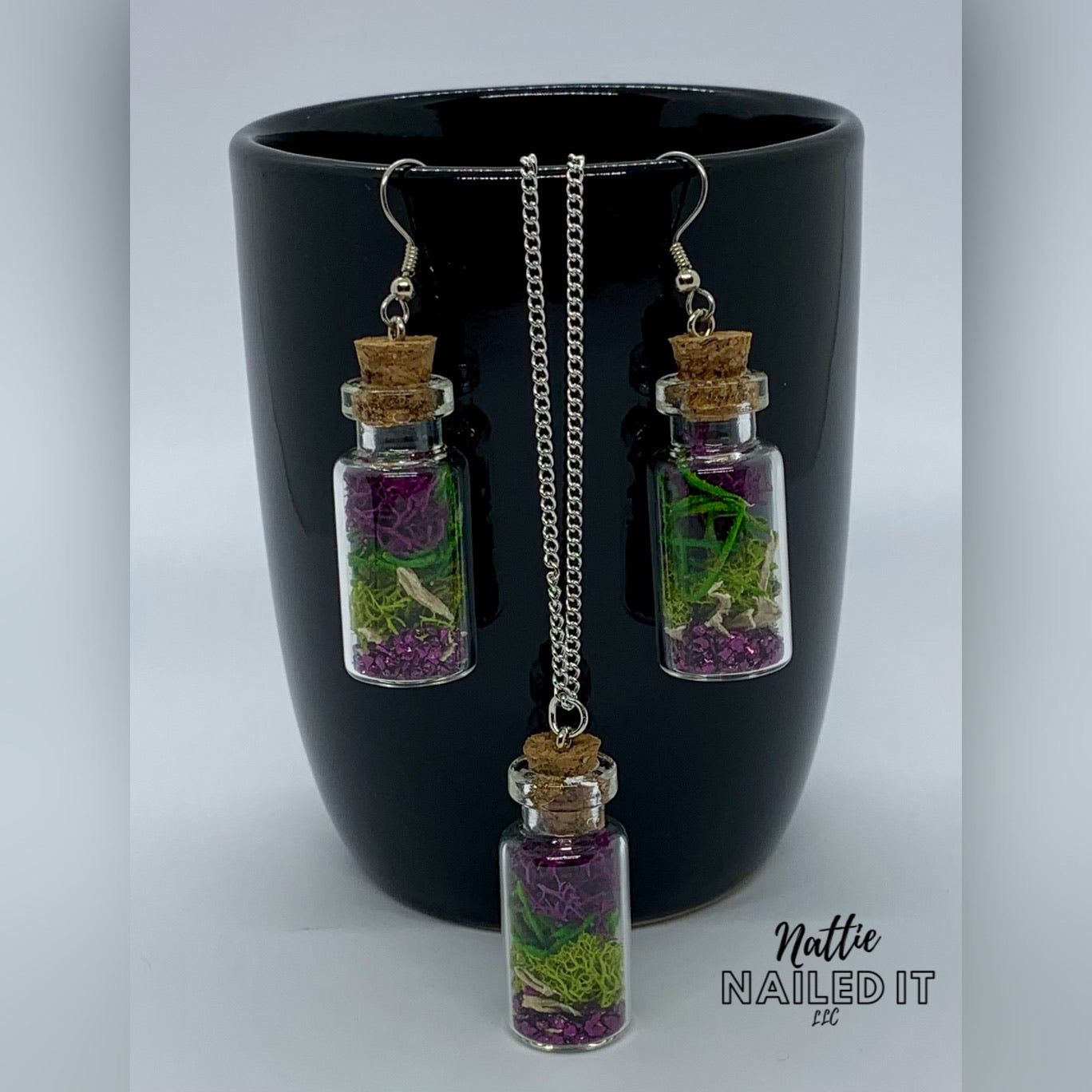 Mini Terrarium Jewelry Set