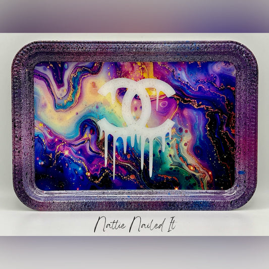 Marble Glow Drip Tray Set