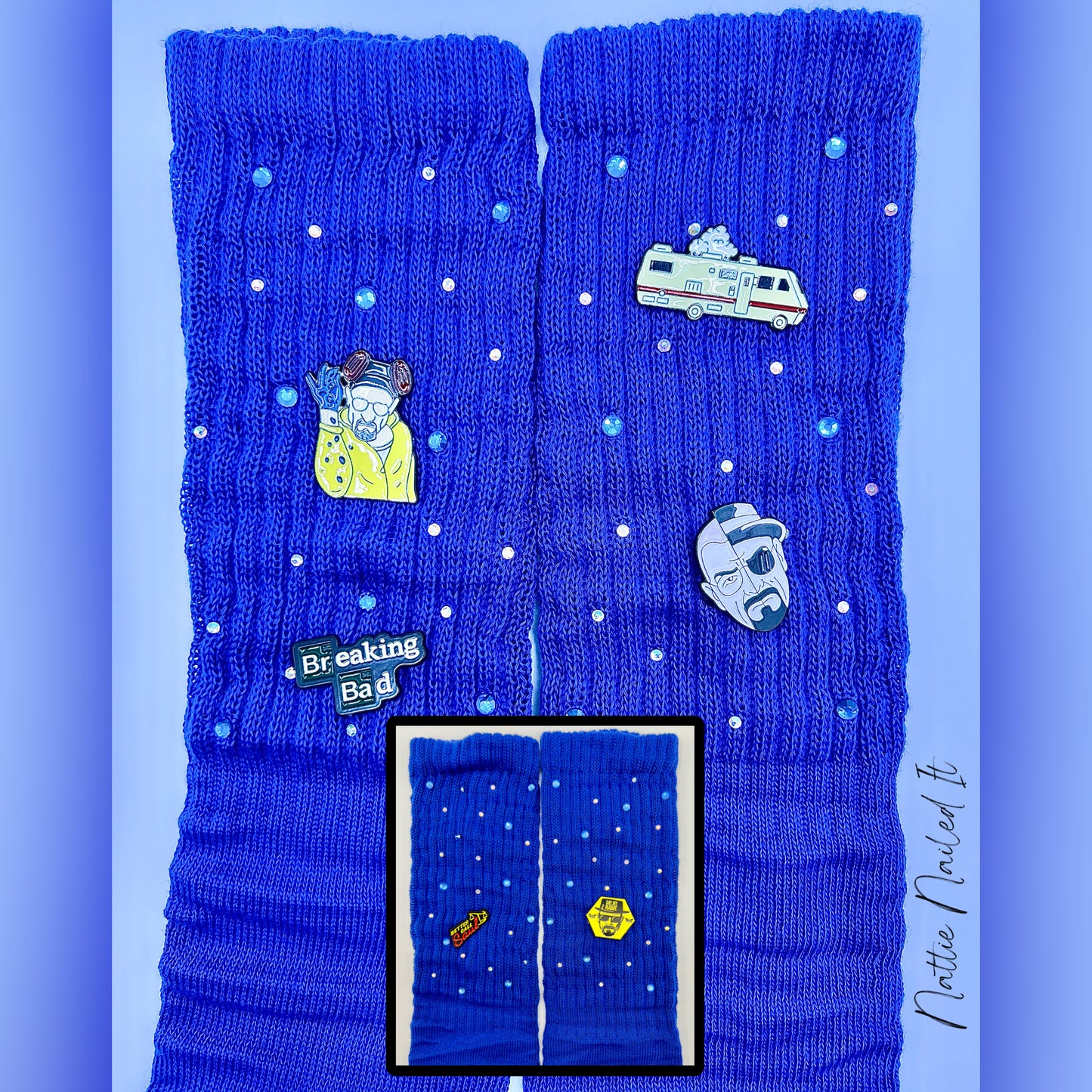 Mr. White Charm Socks