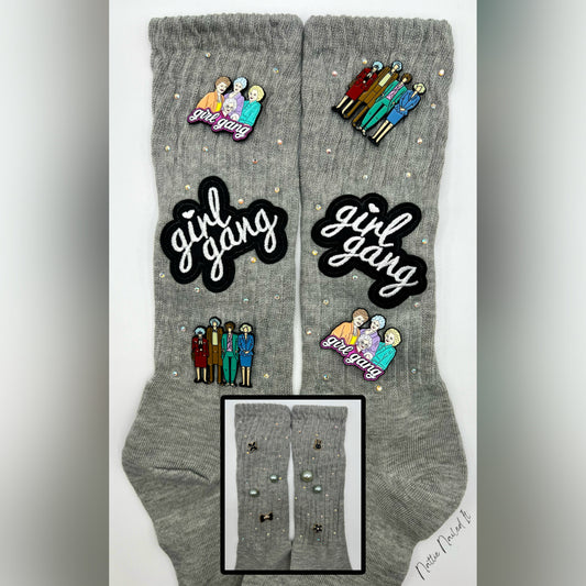Girl Gang Charm Socks