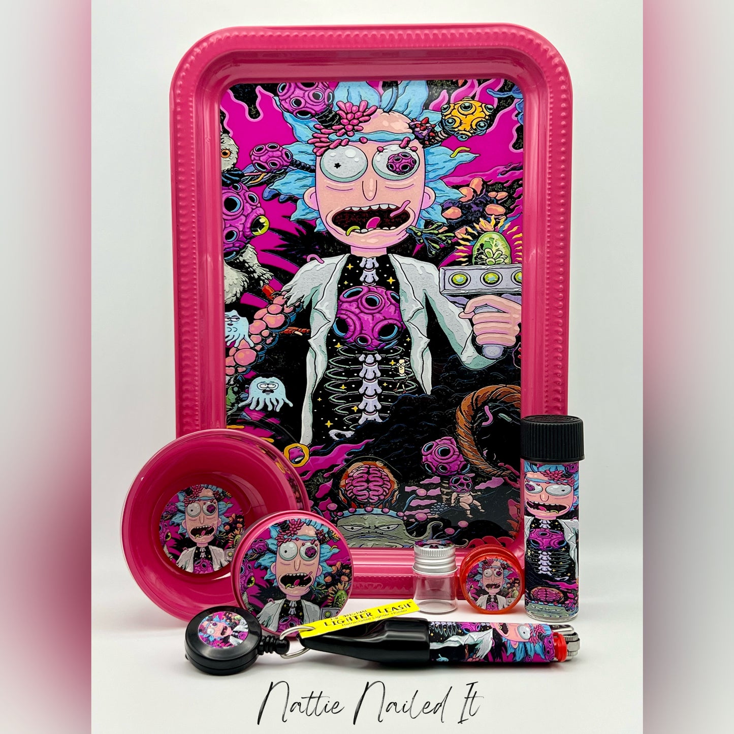 Trippy Rick Tray Set