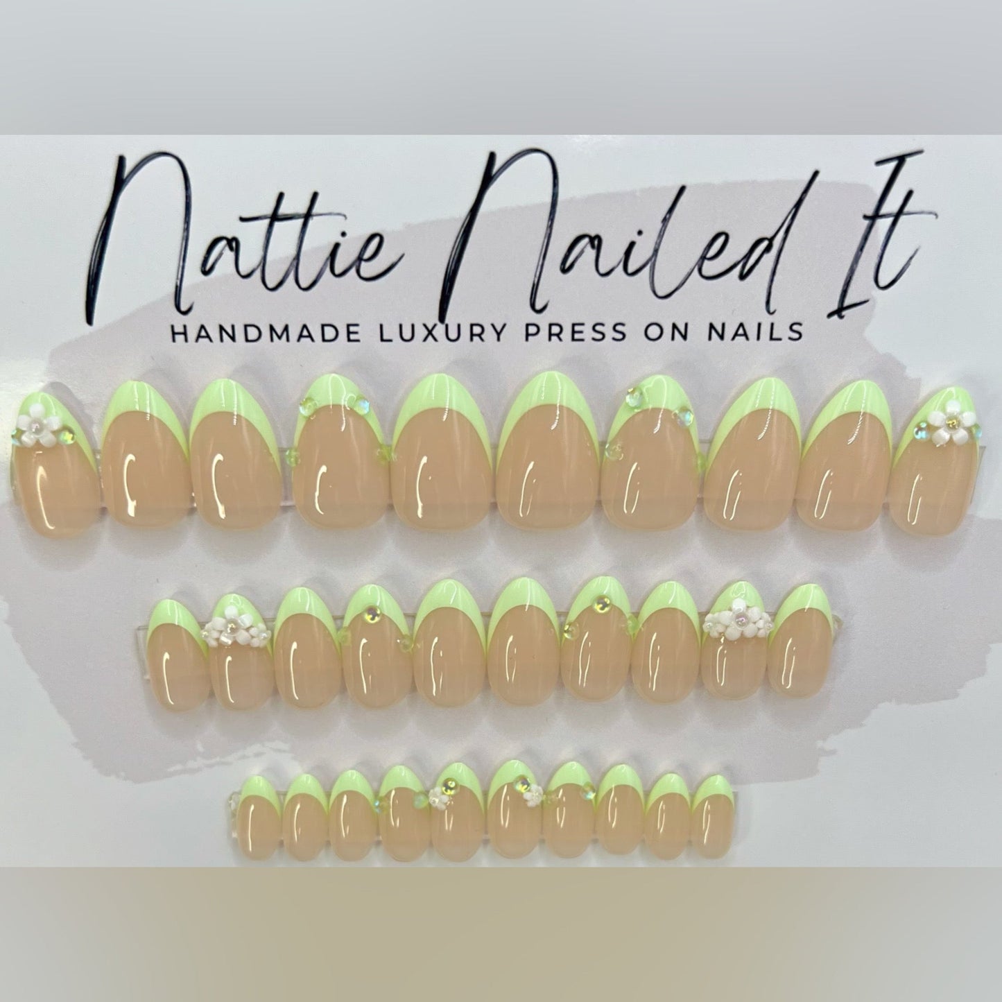Pastel Petals Press On Nails