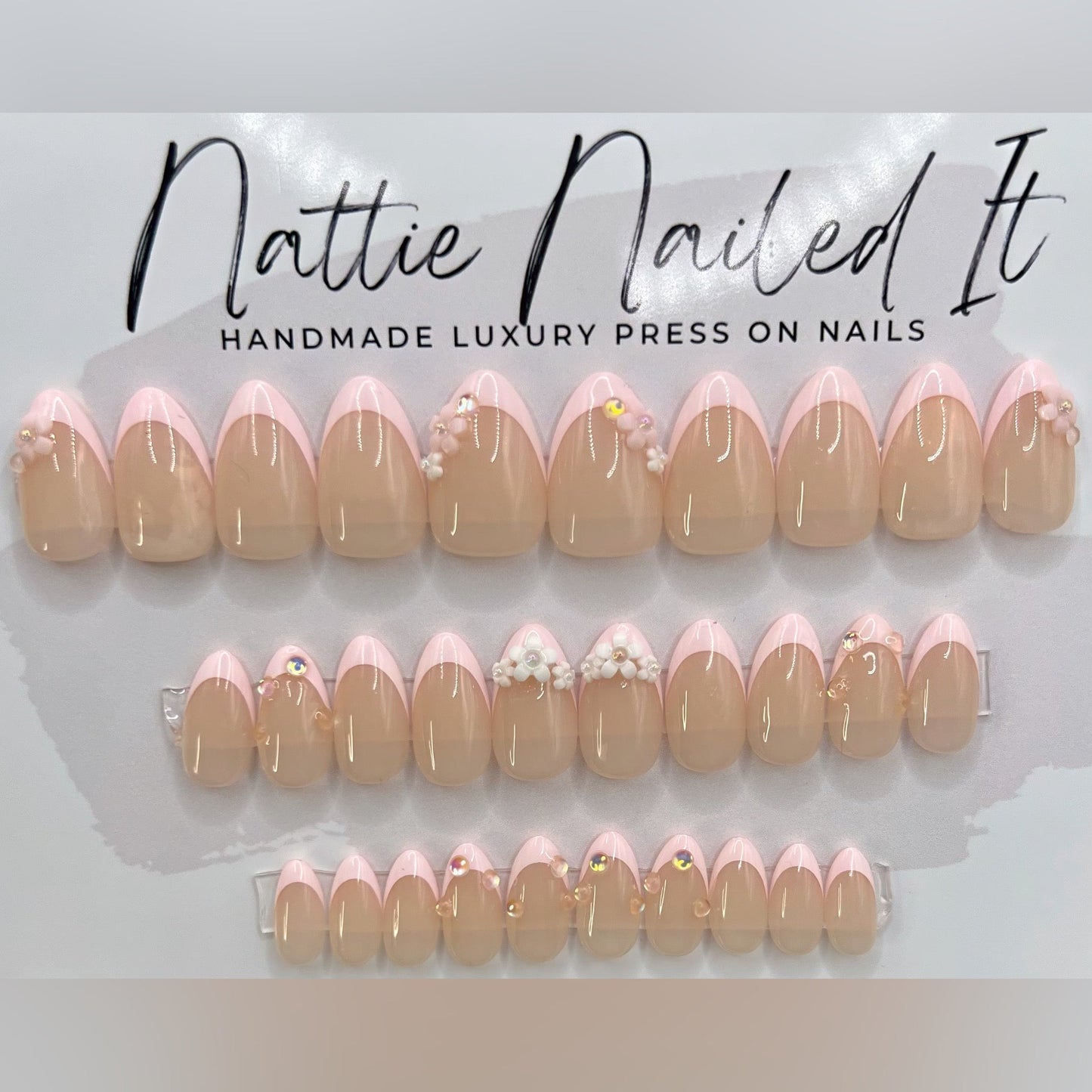Pastel Petals Press On Nails