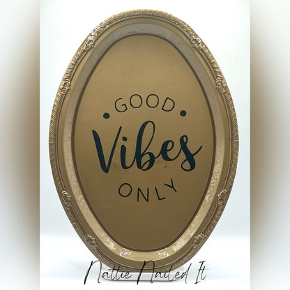 Good Vibes Only Tray Set