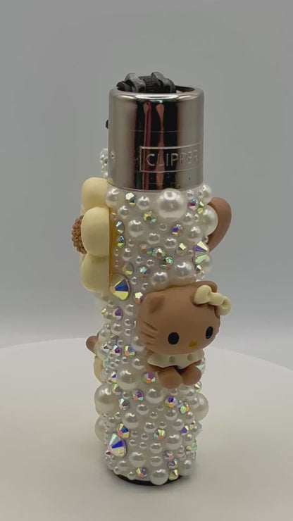 Cocoa & Cream Kitty Charm Lighters