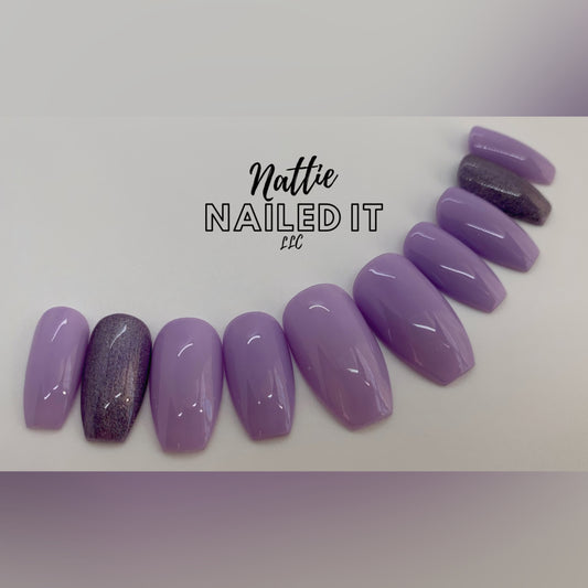 Purple People-Eater Press On Nails