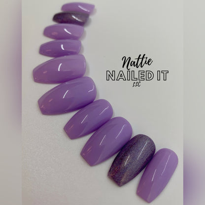 Purple People-Eater Press On Nails